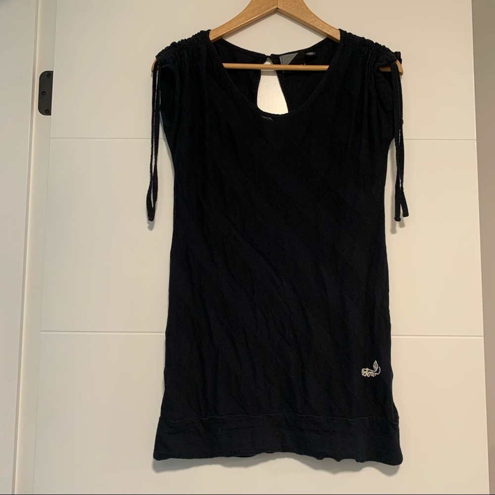Volcom | Black Tee Shirt Tunic Dress Size Small
